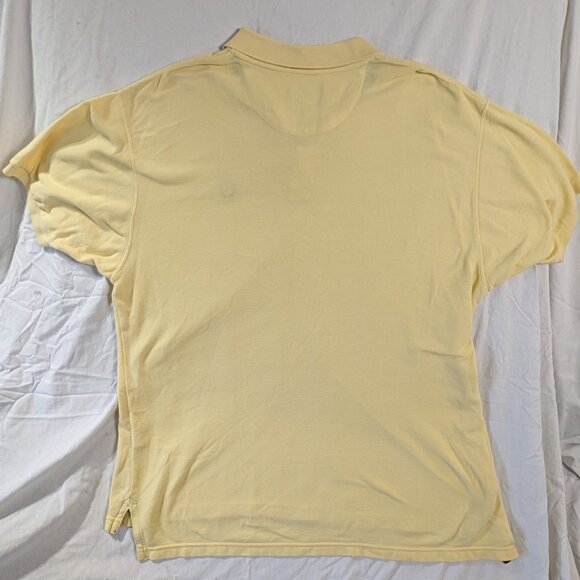CHAPS POLO YELLOW XXL PULL OVER SHORT SLEEVE MEN'S CASUAL SHIRT RALPH LAUREN - Picture 16 of 16